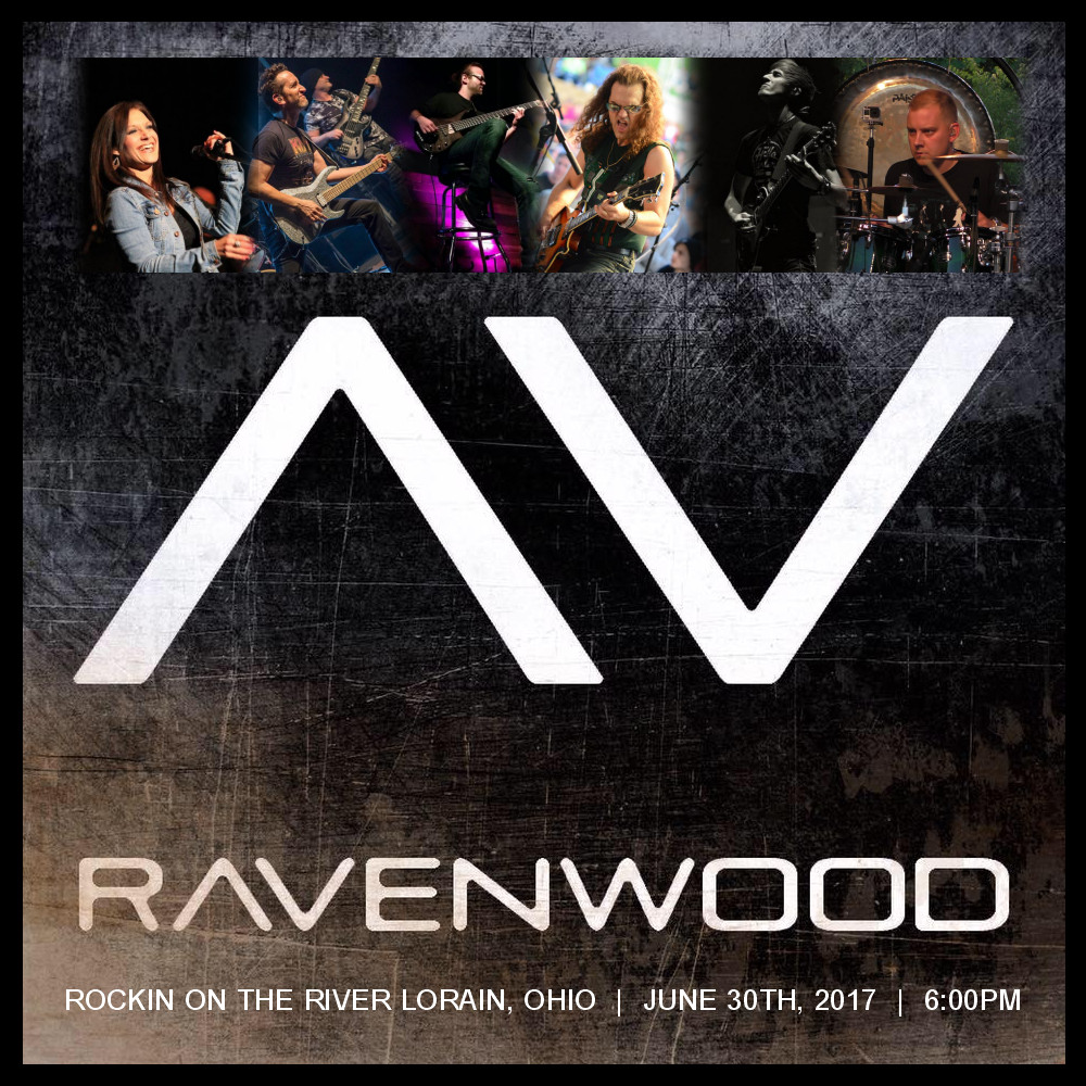 Ravenwood Rock Band Rockin on the river 2017 poster